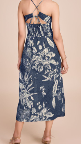 Floral Print Maxi Dress