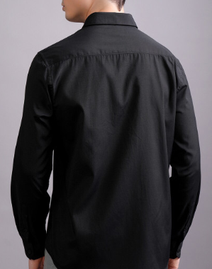Men's Black Dress Shirt