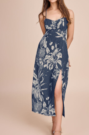 Floral Print Maxi Dress