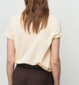 Yellow Floral Print T-Shirt