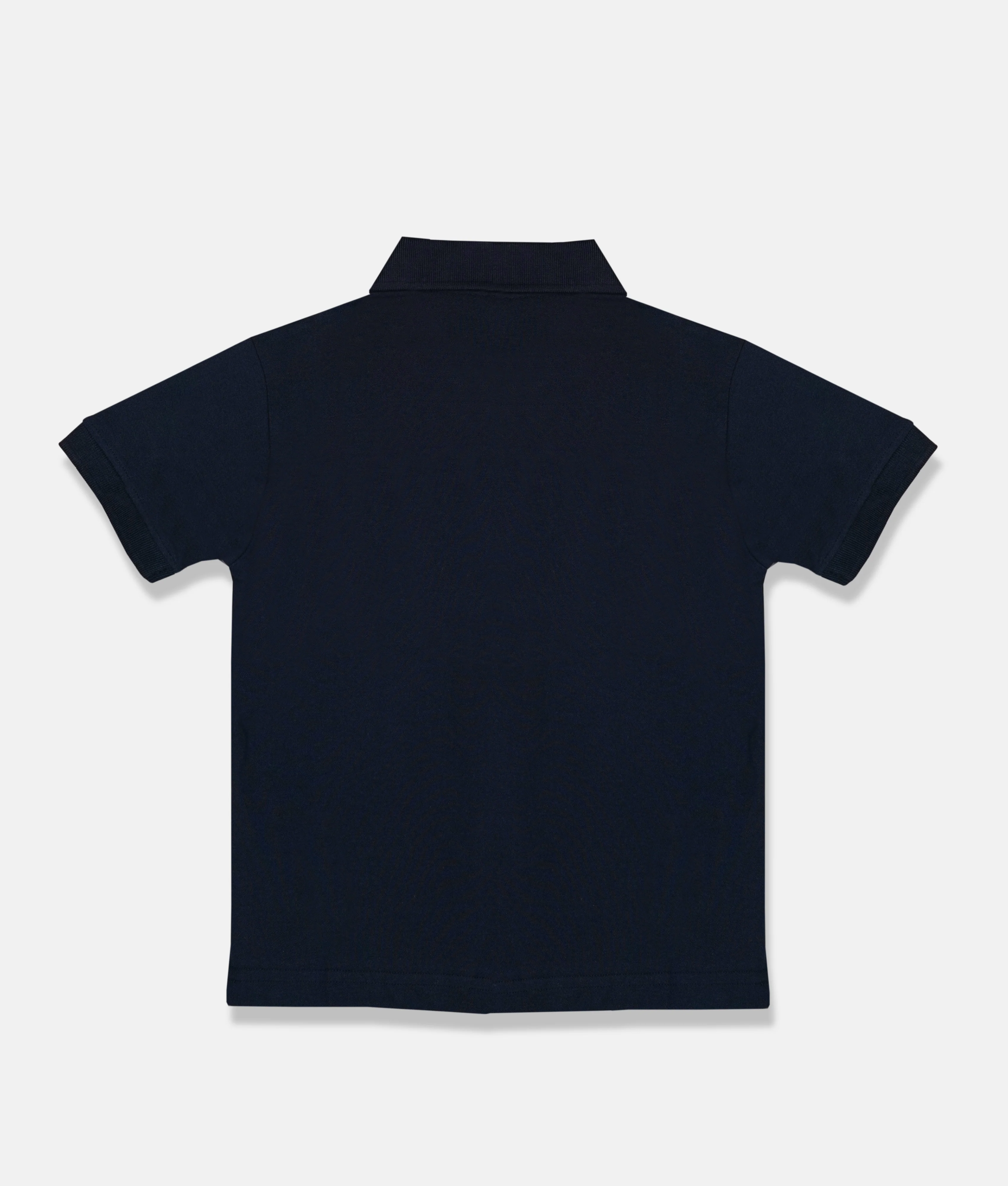 Boys T-Shirt - Twin Stripe Tracks - Navy Blue