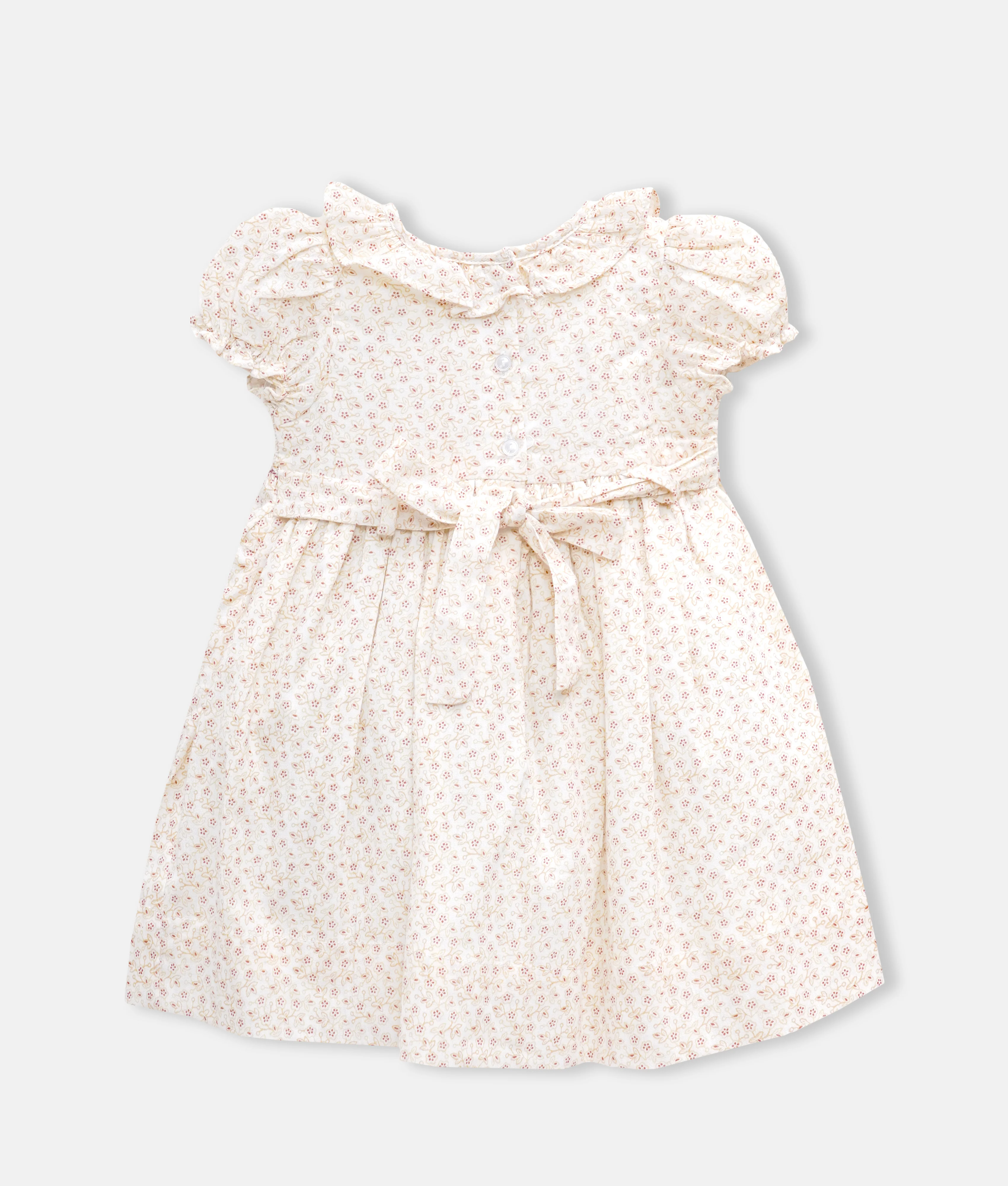 Winter Snowflake Bliss Smocked Girls Dress