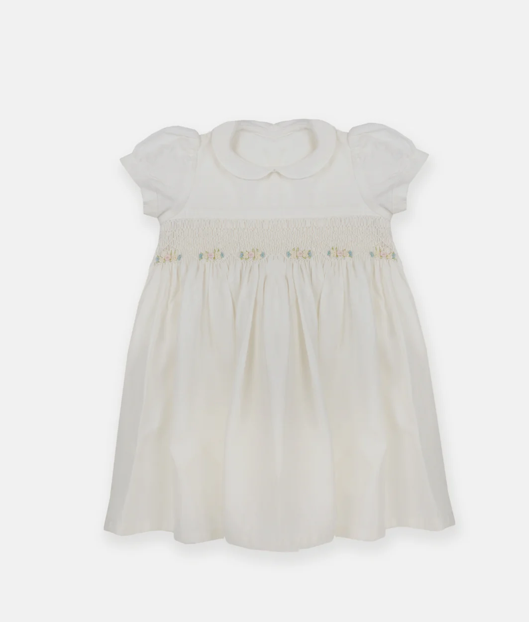 Pure Grace Embroidered Smocked Girls Dress