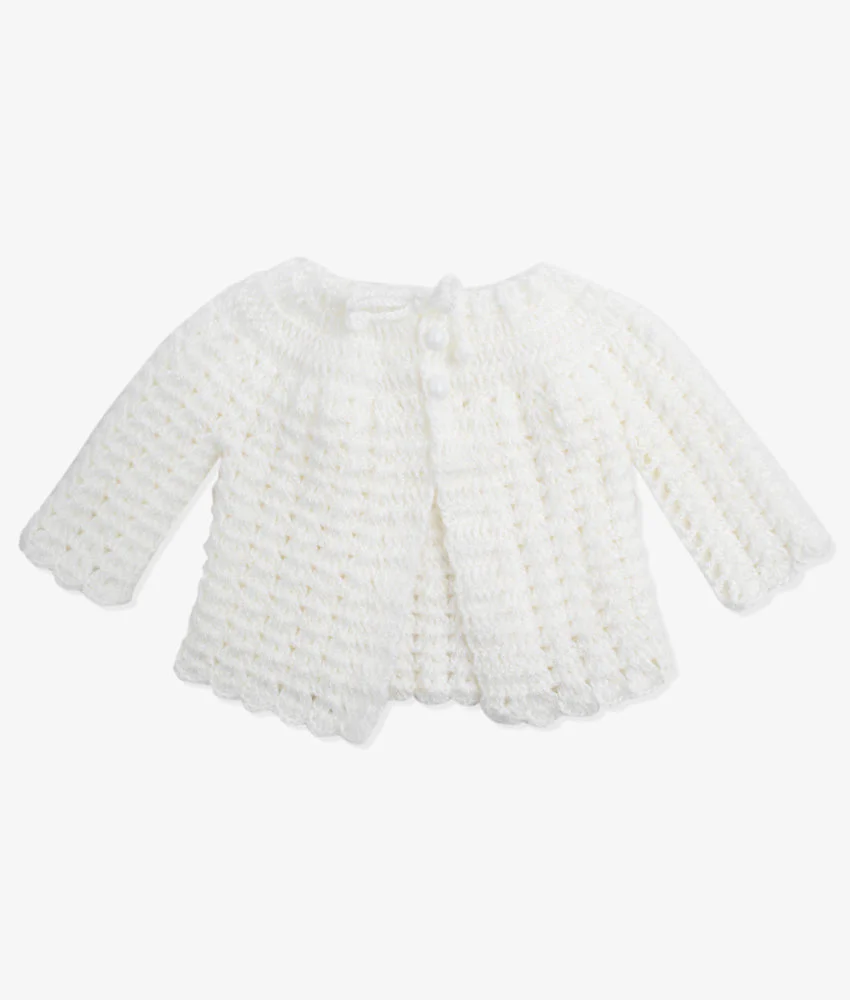 Handmade Crochet Baby Cardigan