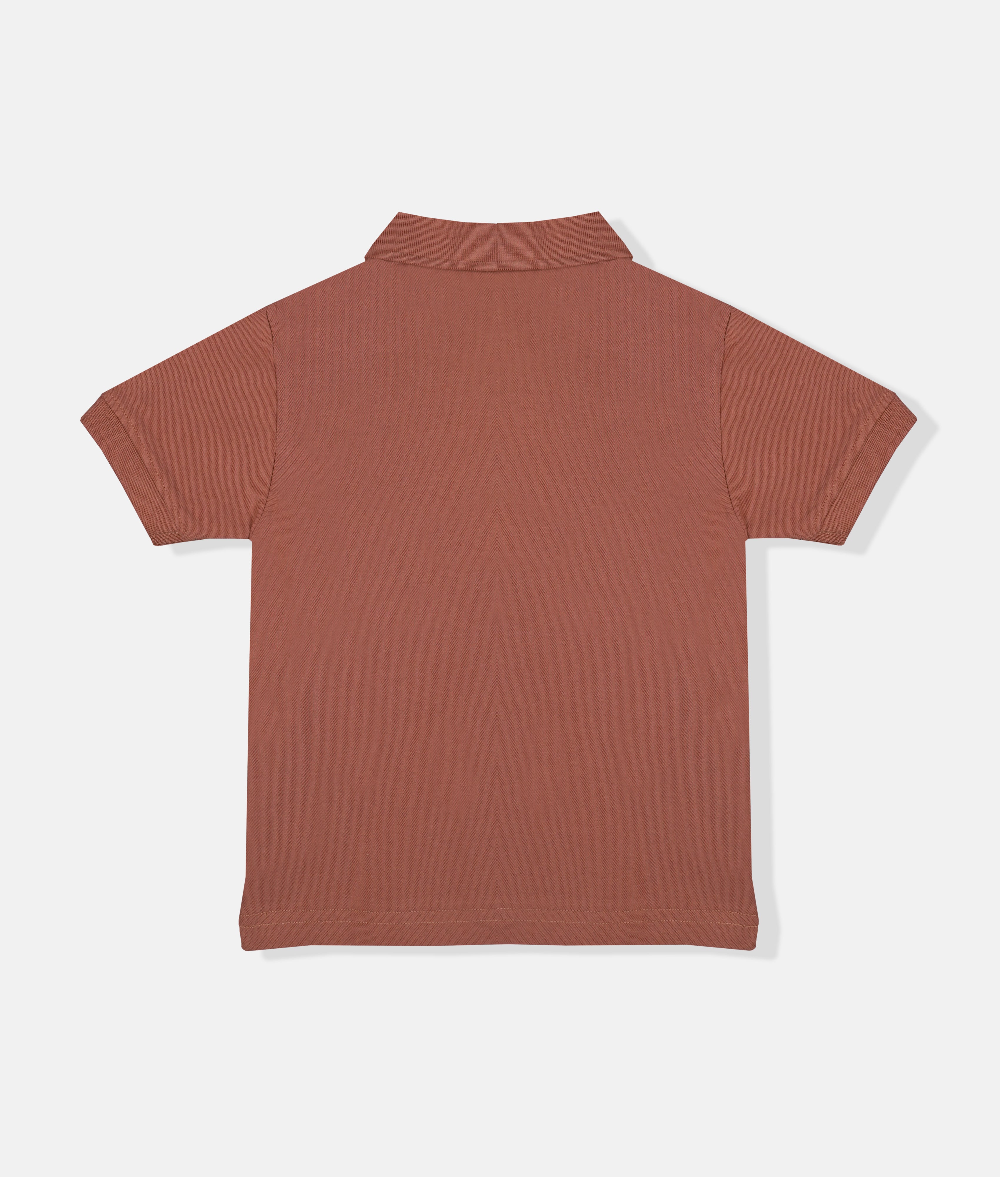 Boys T-Shirt - Twin Stripe Tracks - Peach