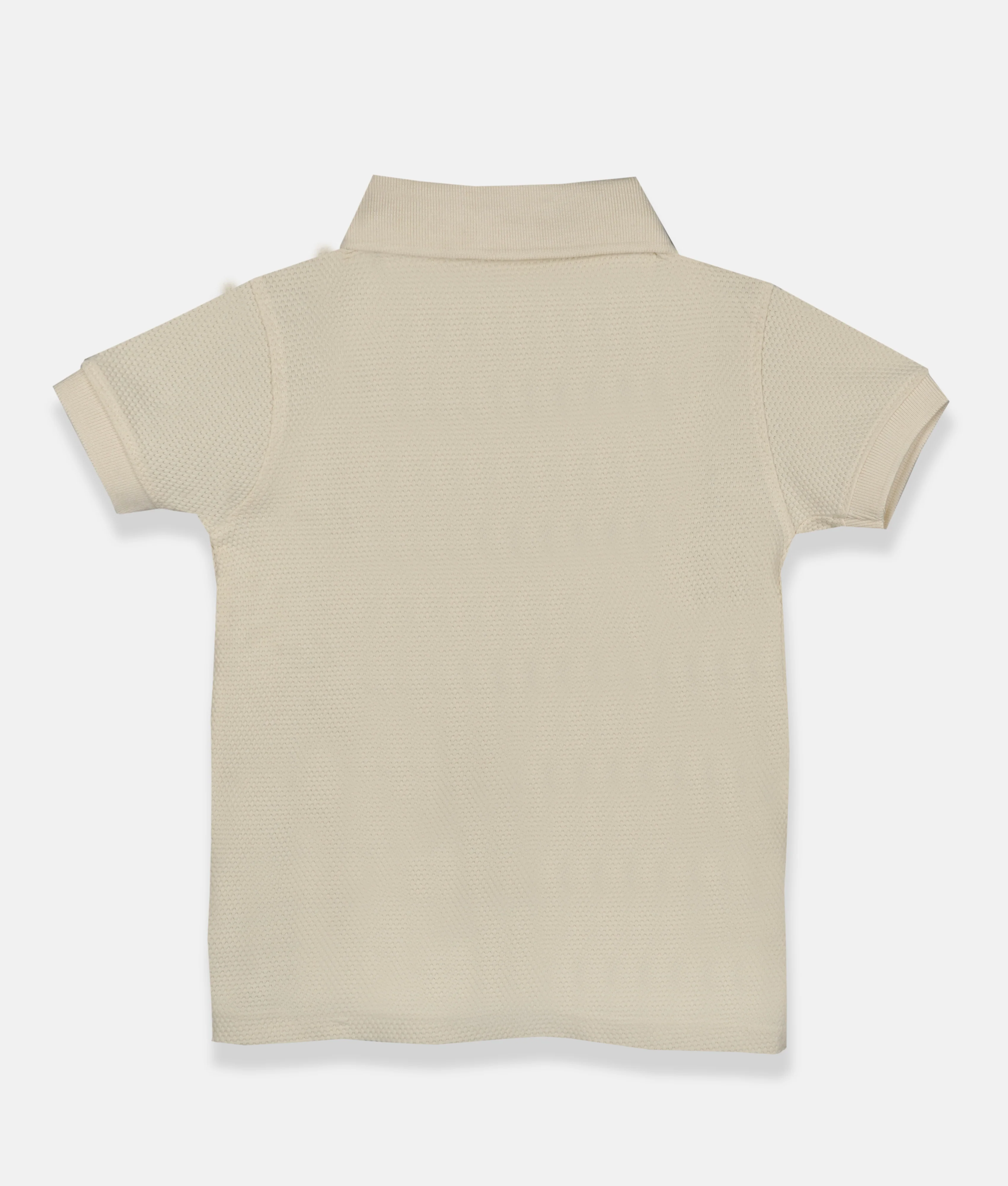 Boys T-Shirt - Black & Light Brown Ivory Polo Shirt