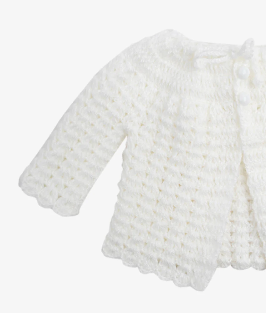 Handmade Crochet Baby Cardigan
