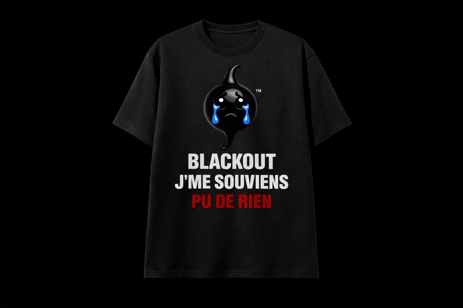 T-shirt Blackout