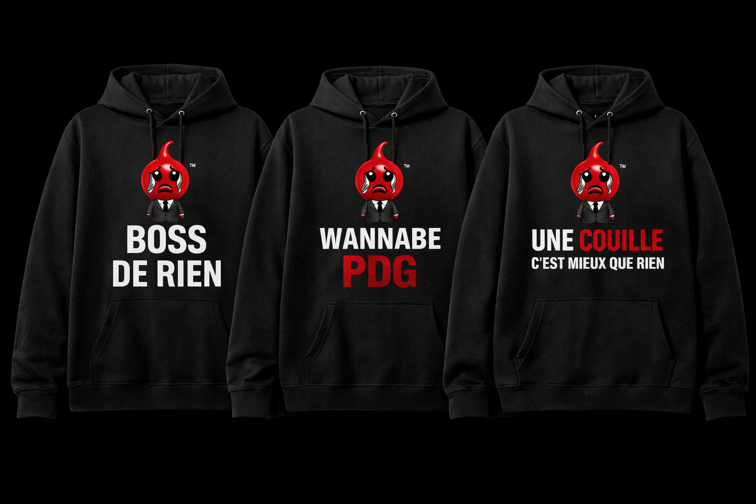 Sweat à capuche humoristique