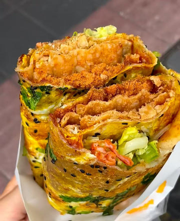 Crispy Chinese Jianbing Wrap
