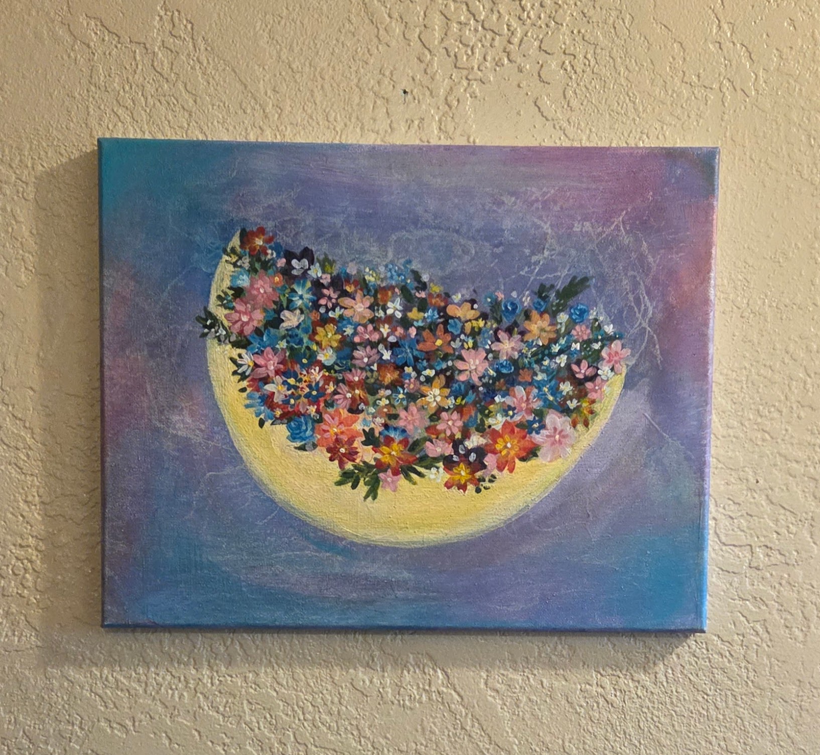 Crescent Bloom 11x14 in, Original