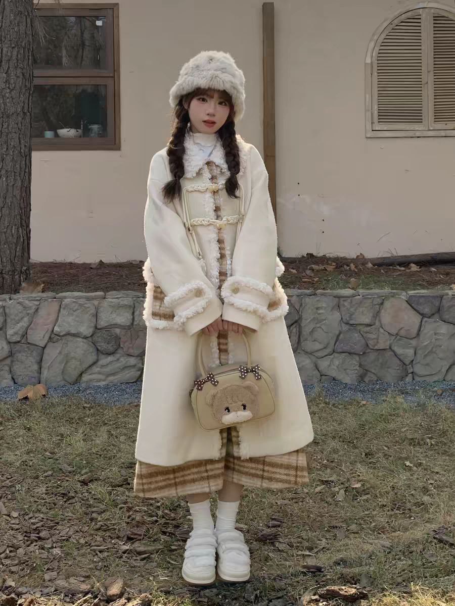 Vintage Sherpa Wool Coat