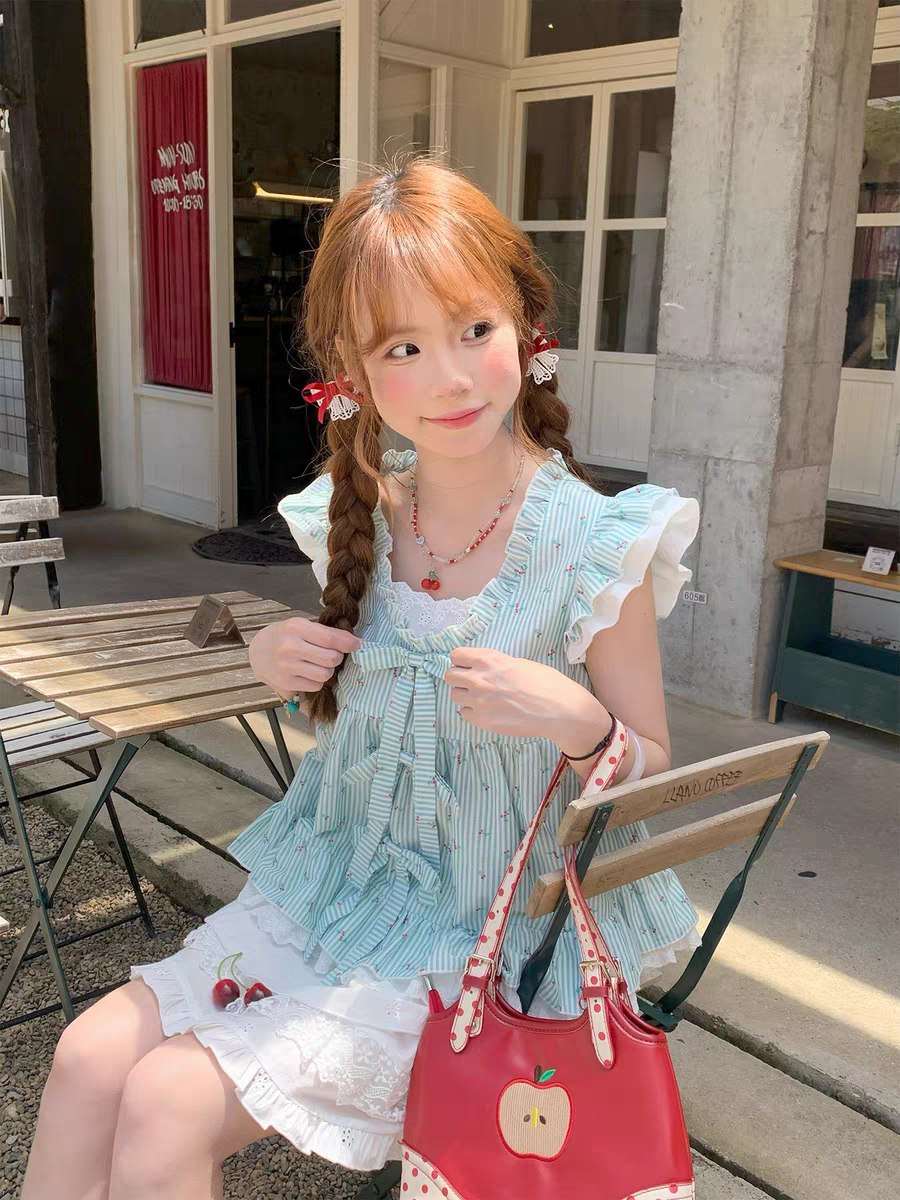 Blue Ruffled Summer Dress