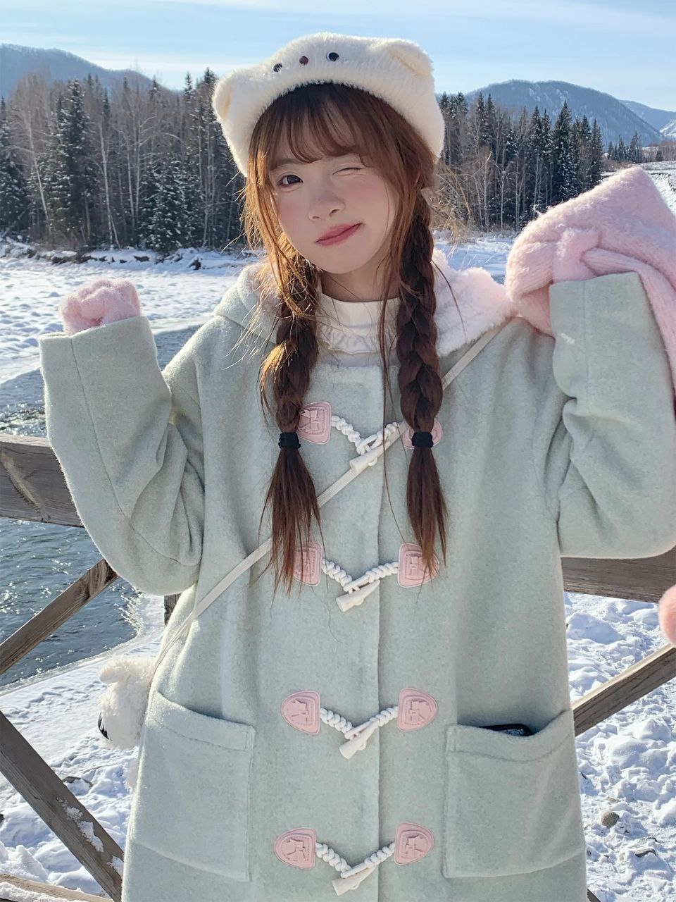 Pastel Winter Coat