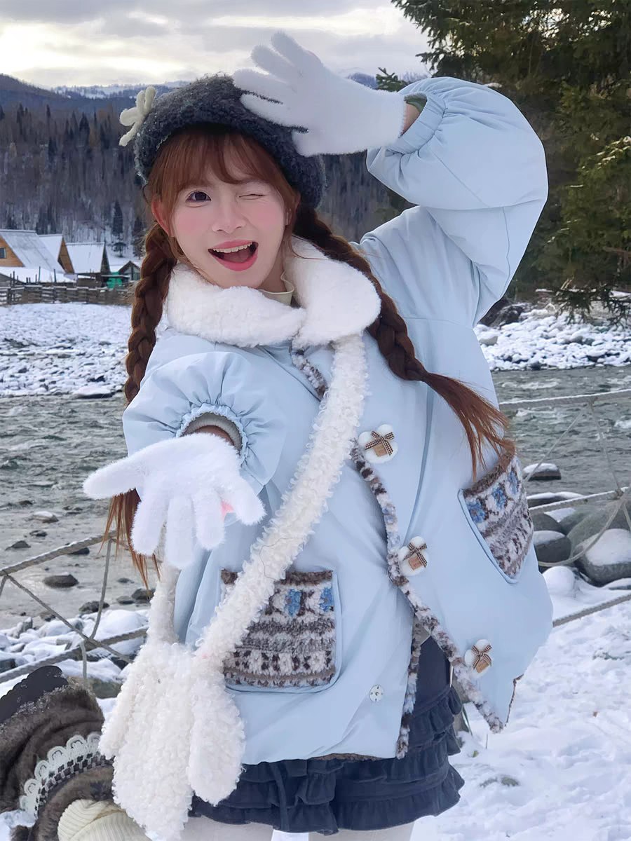 Winter Fleece-Lined Coat