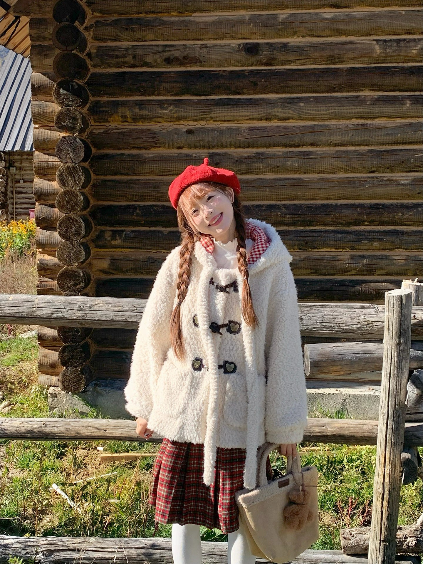 Cozy White Fleece Jacket