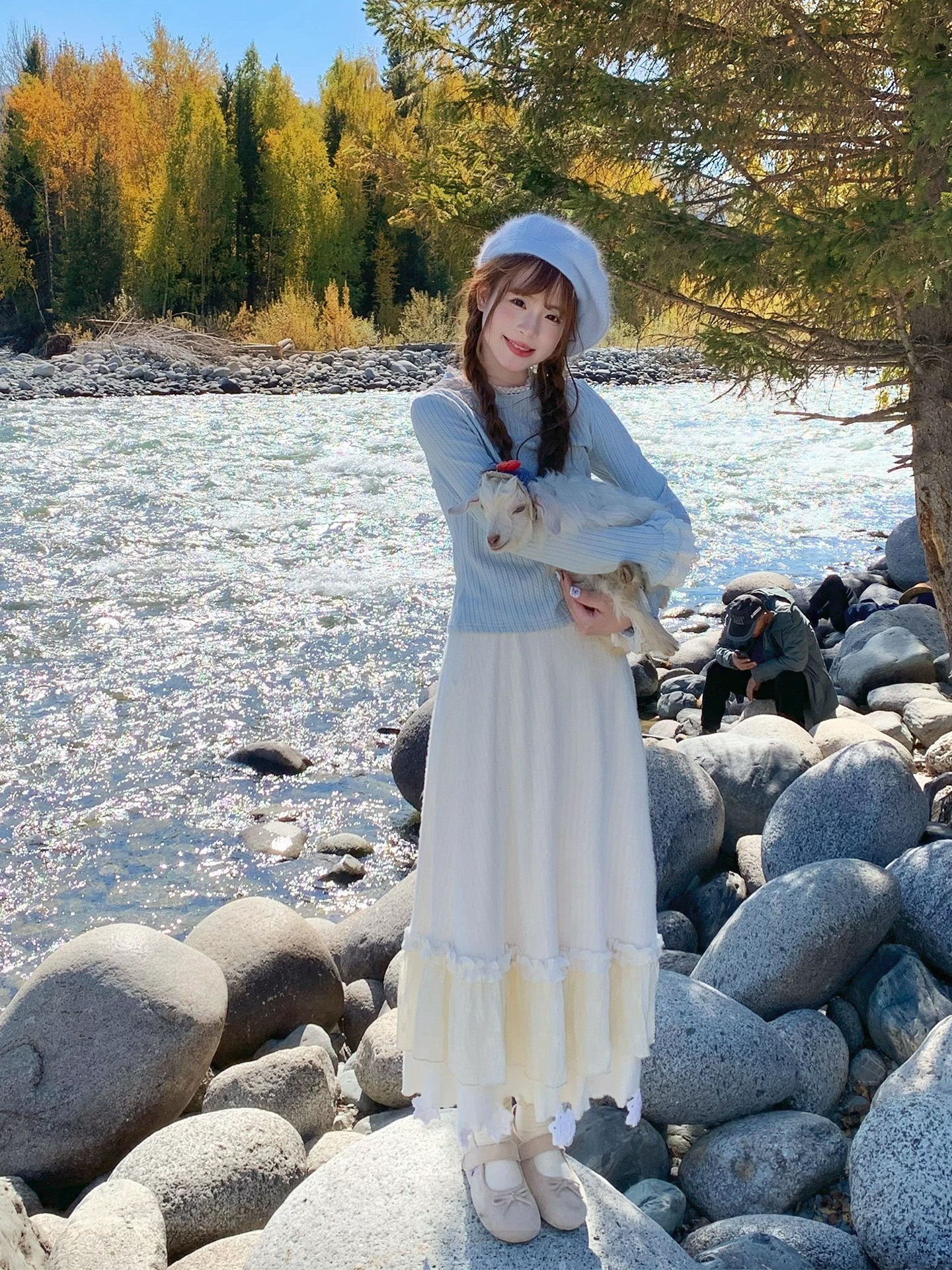 Long White Bohemian Dress