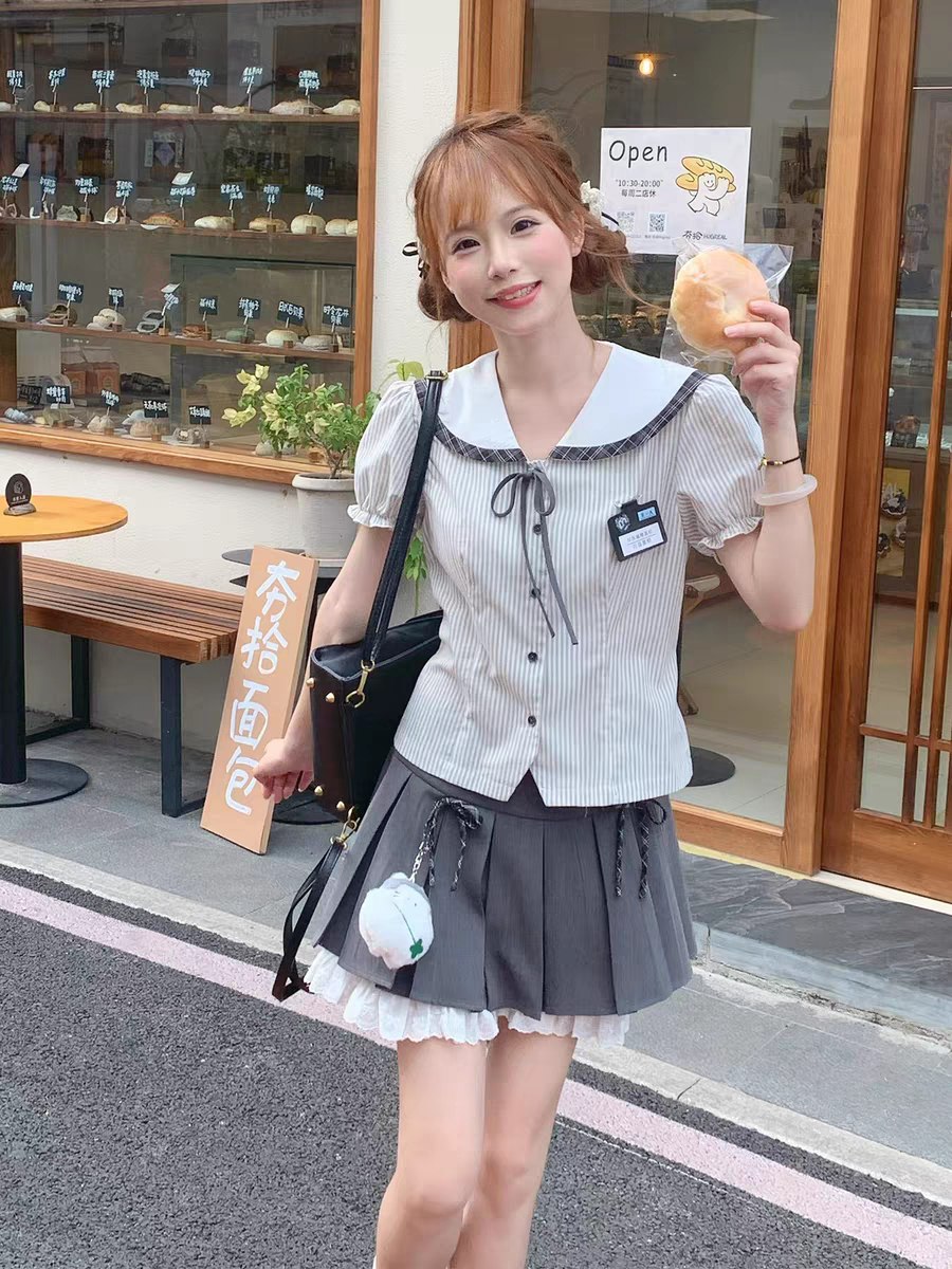 Japanese-inspired schoolgirl outfit