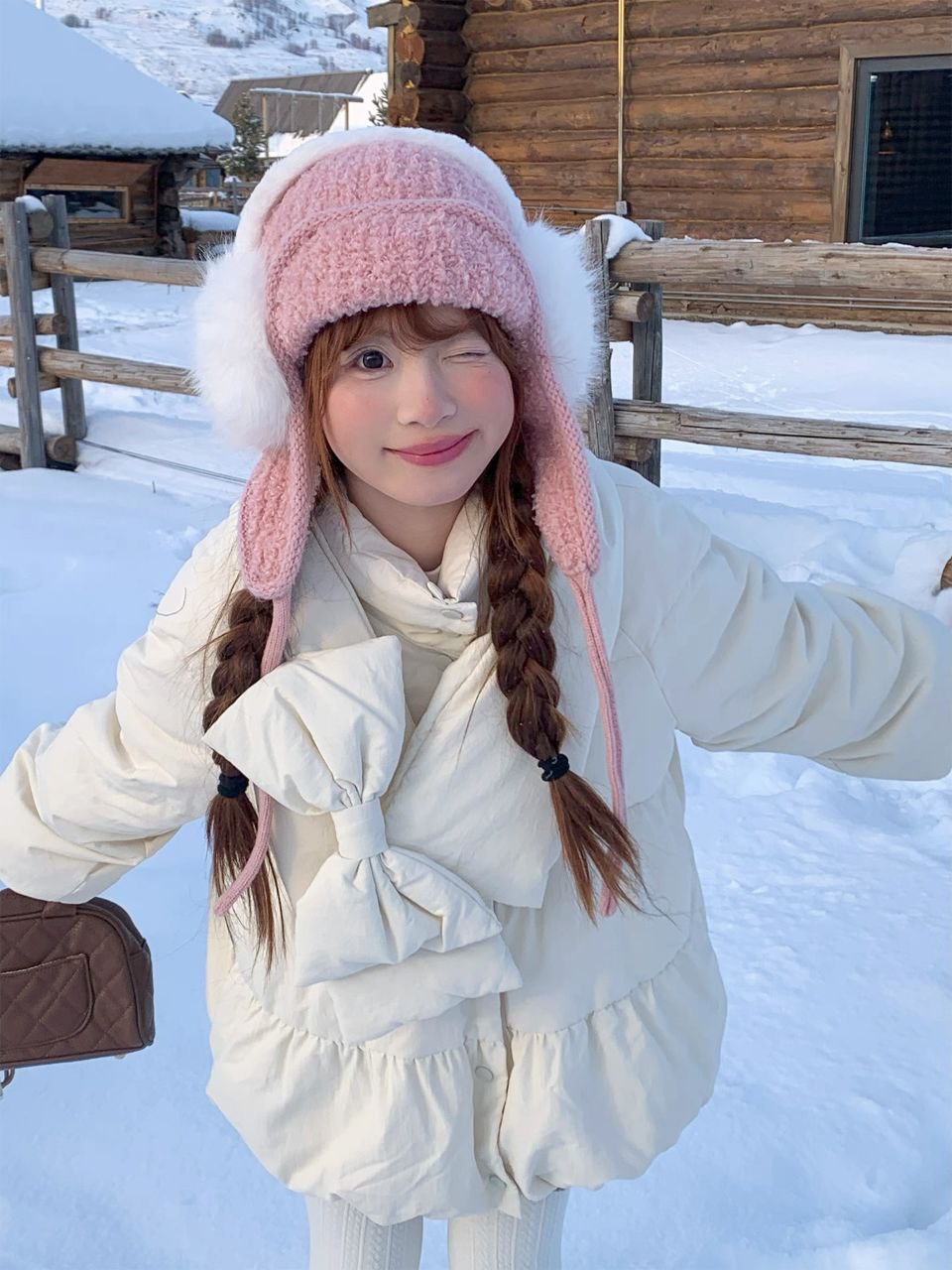 Winter White Puffer Jacket