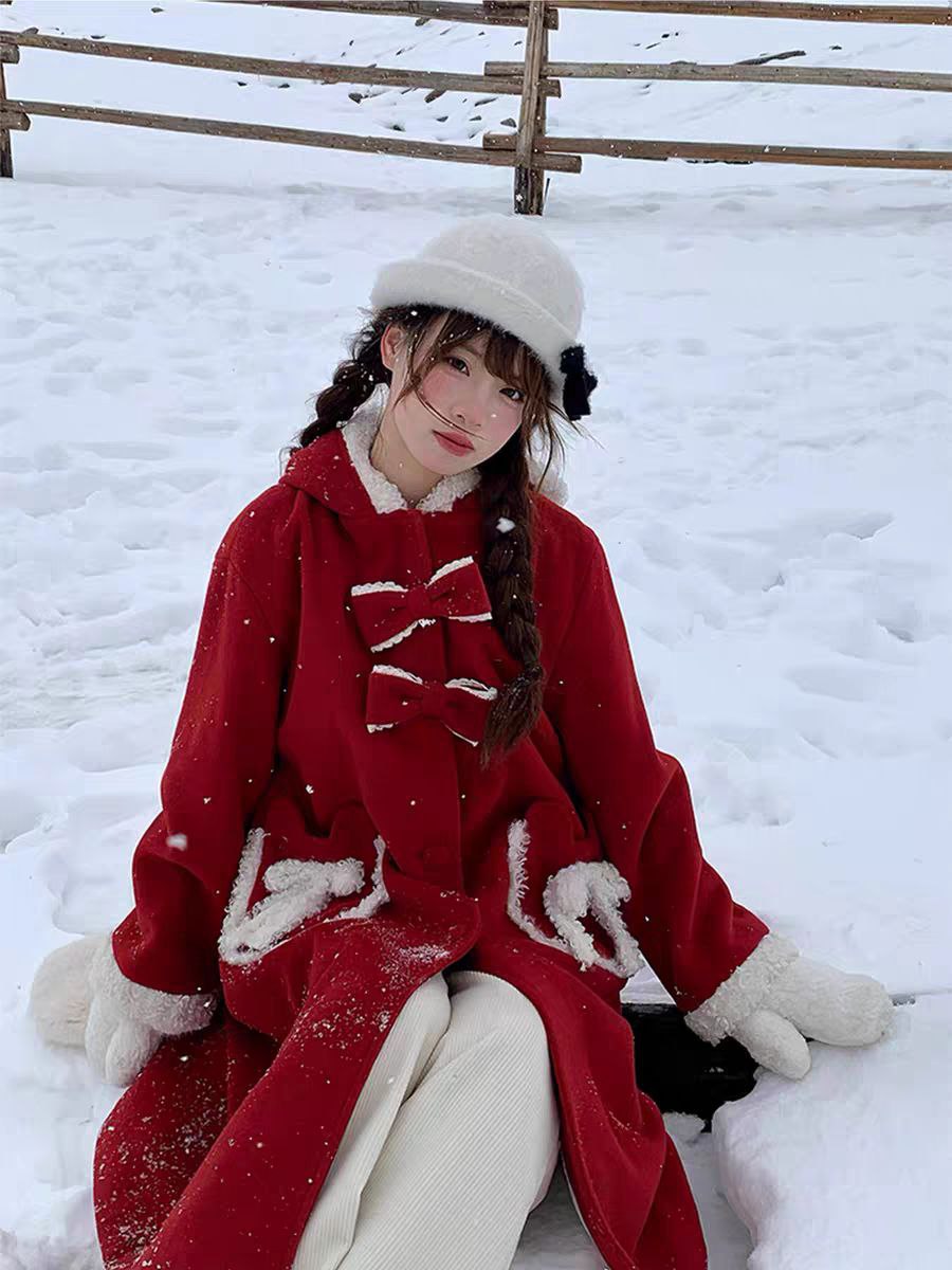 Red Winter Coat