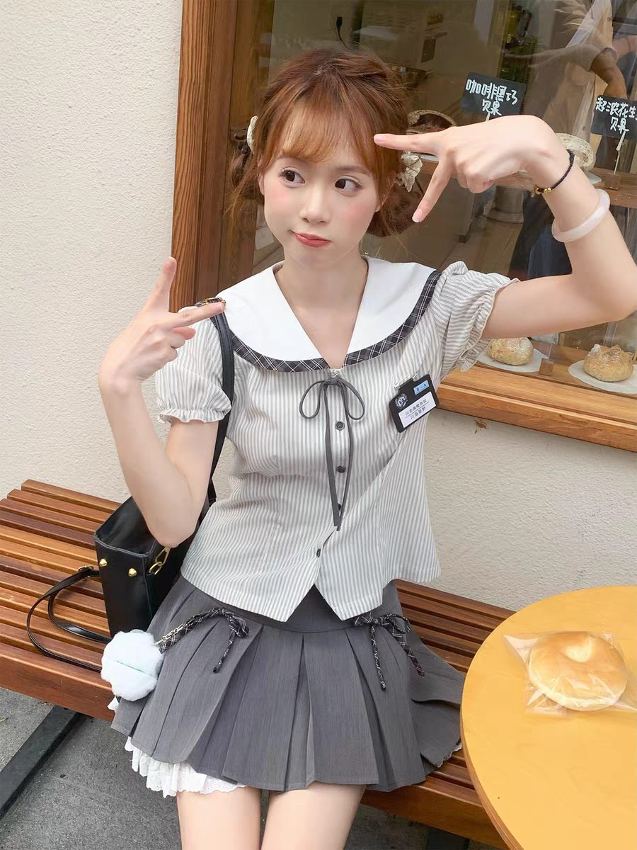 Japanese-inspired schoolgirl outfit