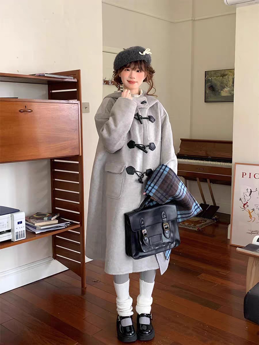 Gray Duffle Coat