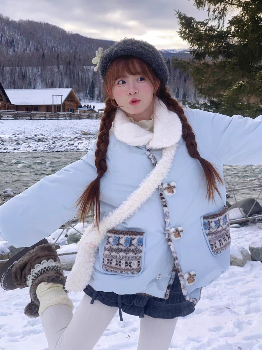 Winter Fleece-Lined Coat