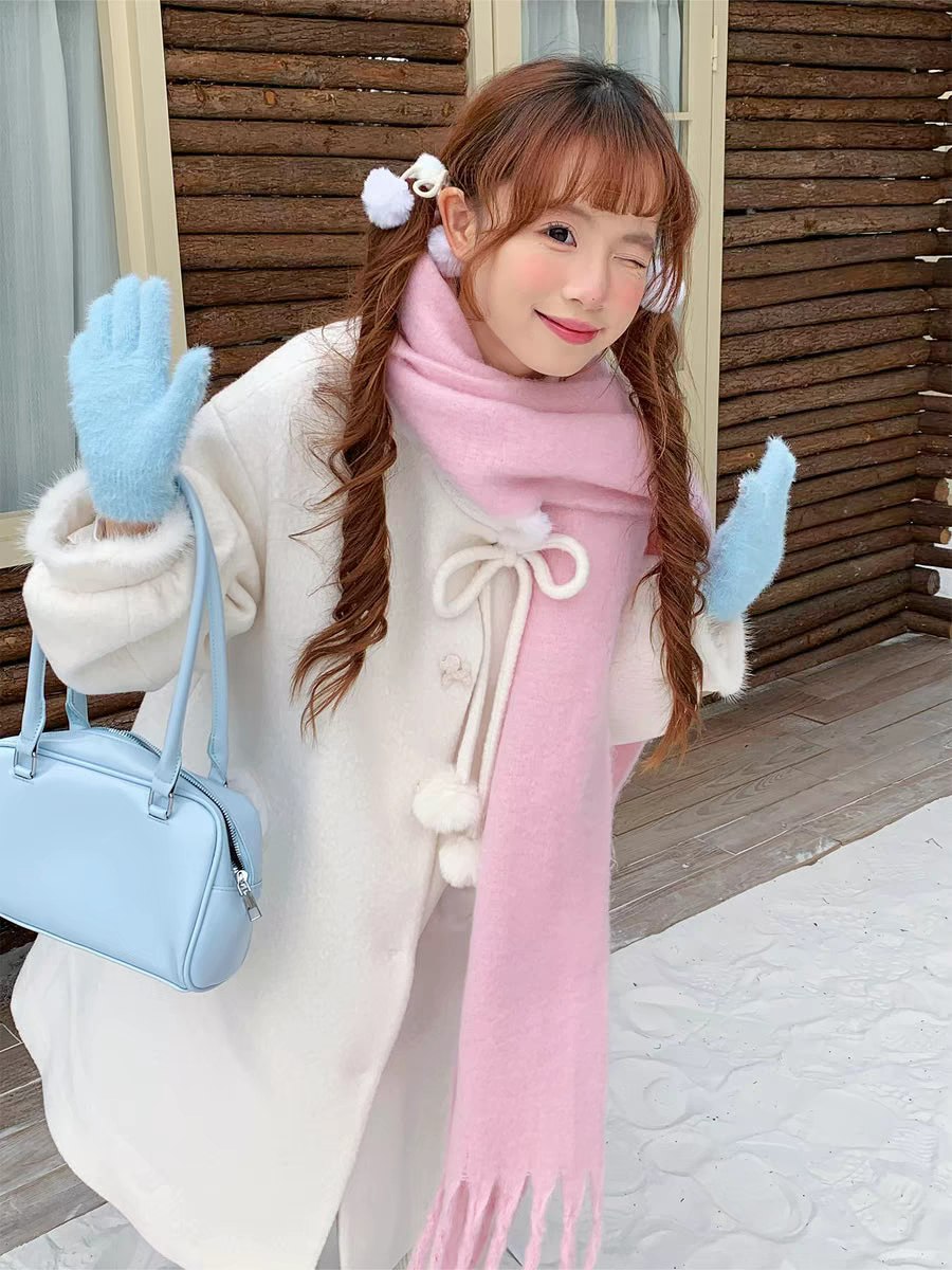 Winter White Wool Coat