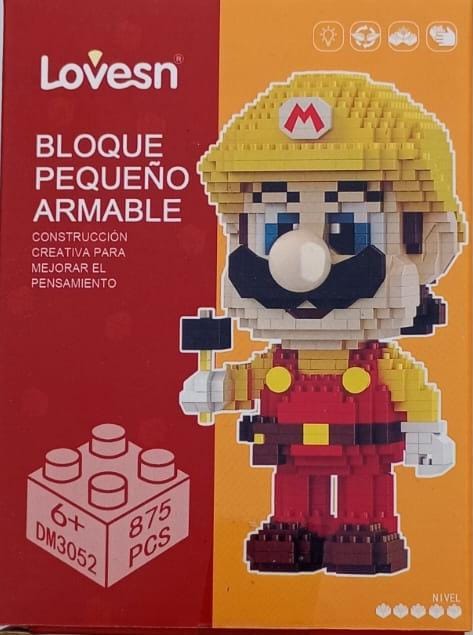 LovESn Small Building Block Set – Mario Figure