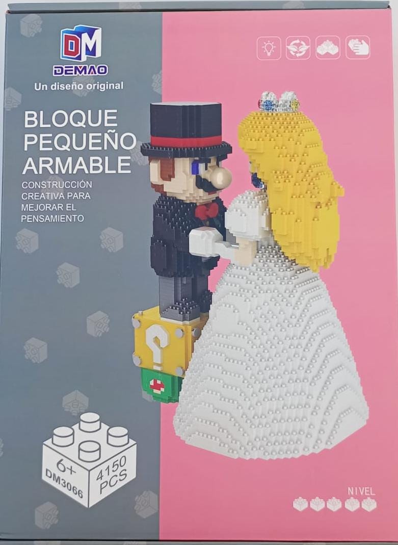 Mario and Princess Peach Building Blocks Set