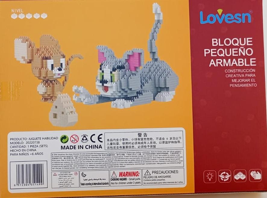 Tom and Jerry Block Set