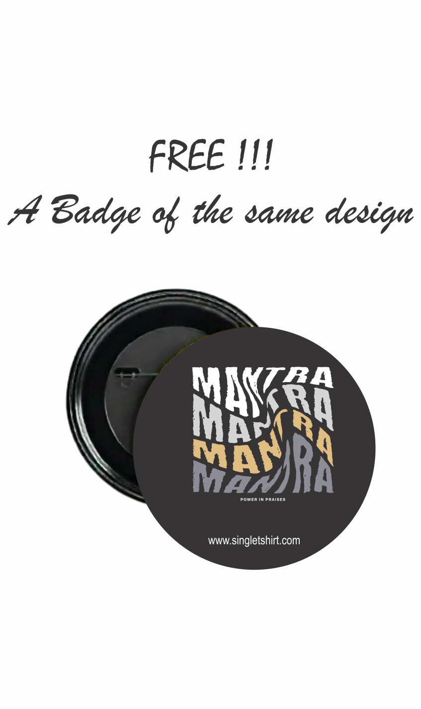 Red Mantra Printed T-Shirt 1469 MB