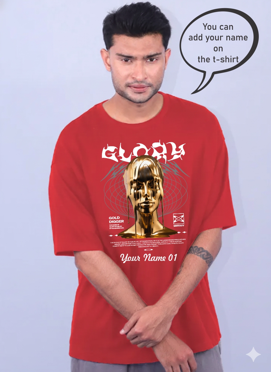 Customized GLORY Graphic T-shirt 1517 MB