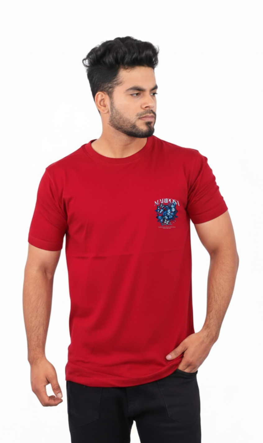 Red Mariposa Butterfly T-Shirt 1469 MA