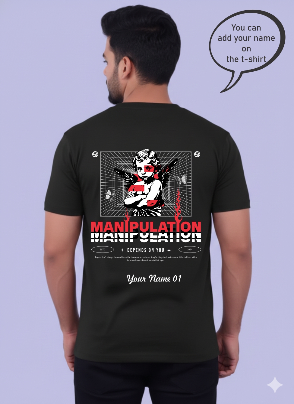 Custom Manipulation Graphic T-Shirt 1554 MC