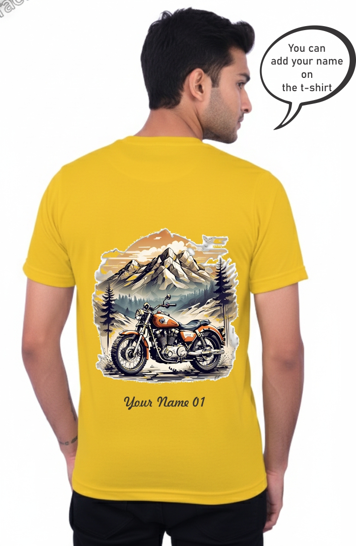 Customized Motorcycle Graphic T-Shirt 1711 MC