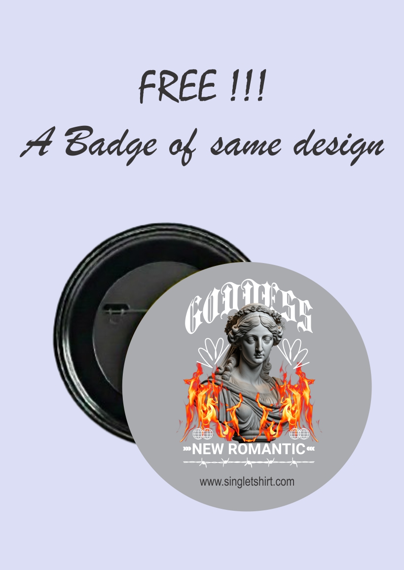 Custom Red Goddess T-Shirt 1517 MC