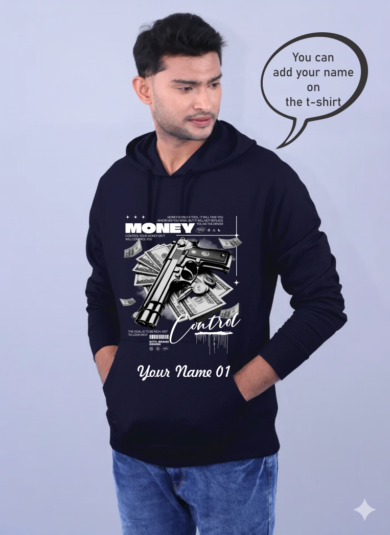 Personalized Money Control Hoodie 1654 MB