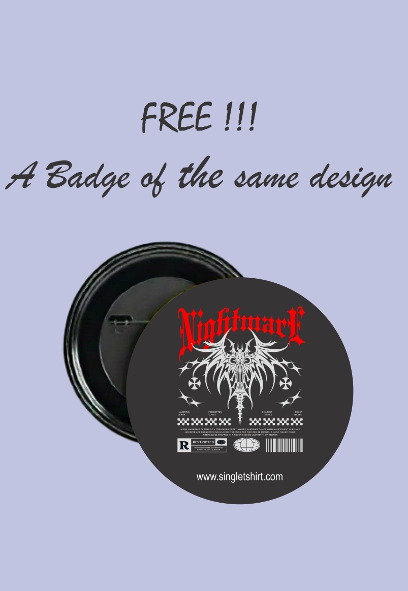 Custom Nightmare Graphic T-Shirt 1680 MA