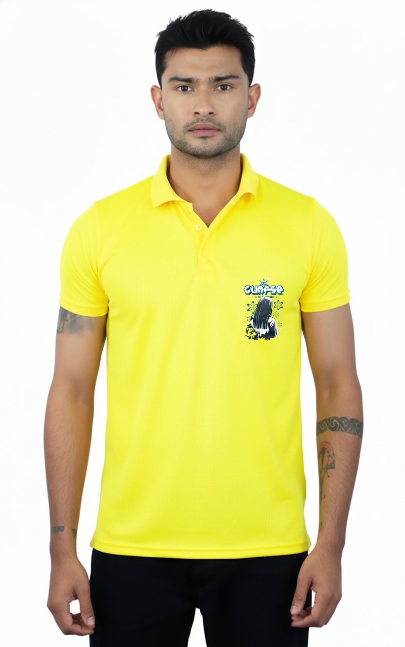 Custom Graphic Yellow T-shirt 1510 MC