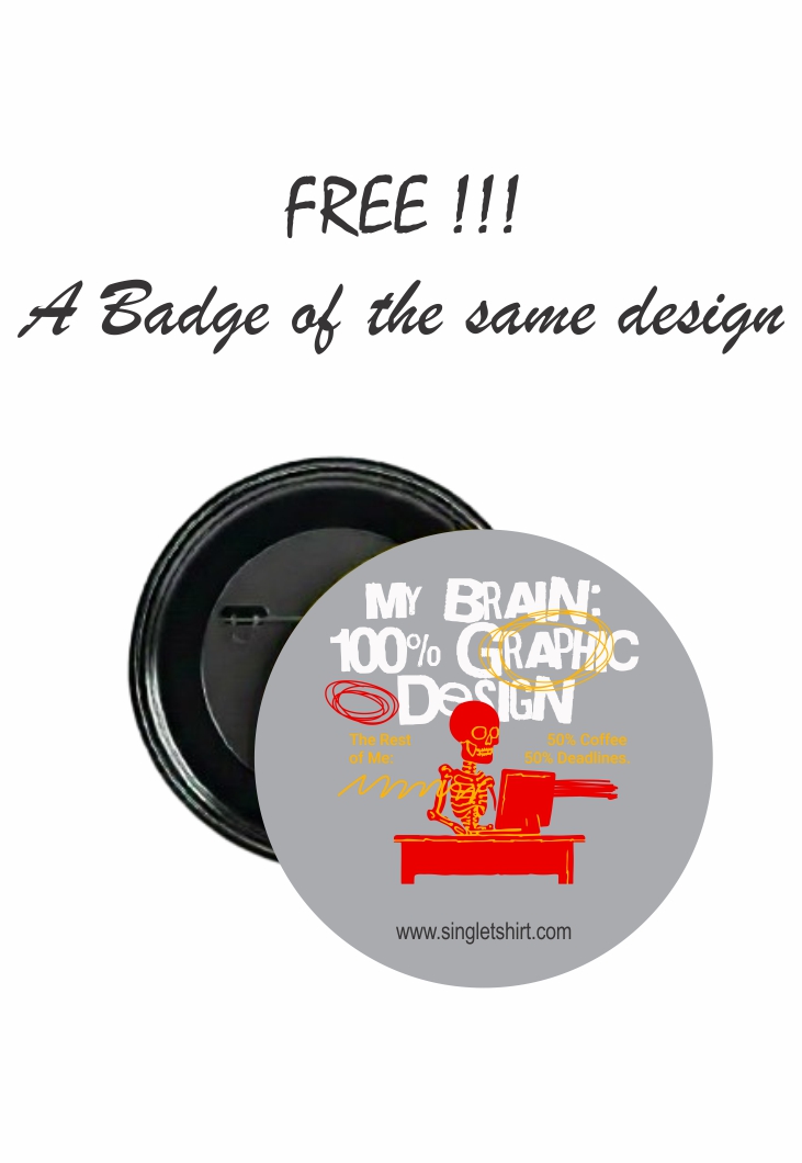 Customized Graphic Designer T-Shirt 1873 MD