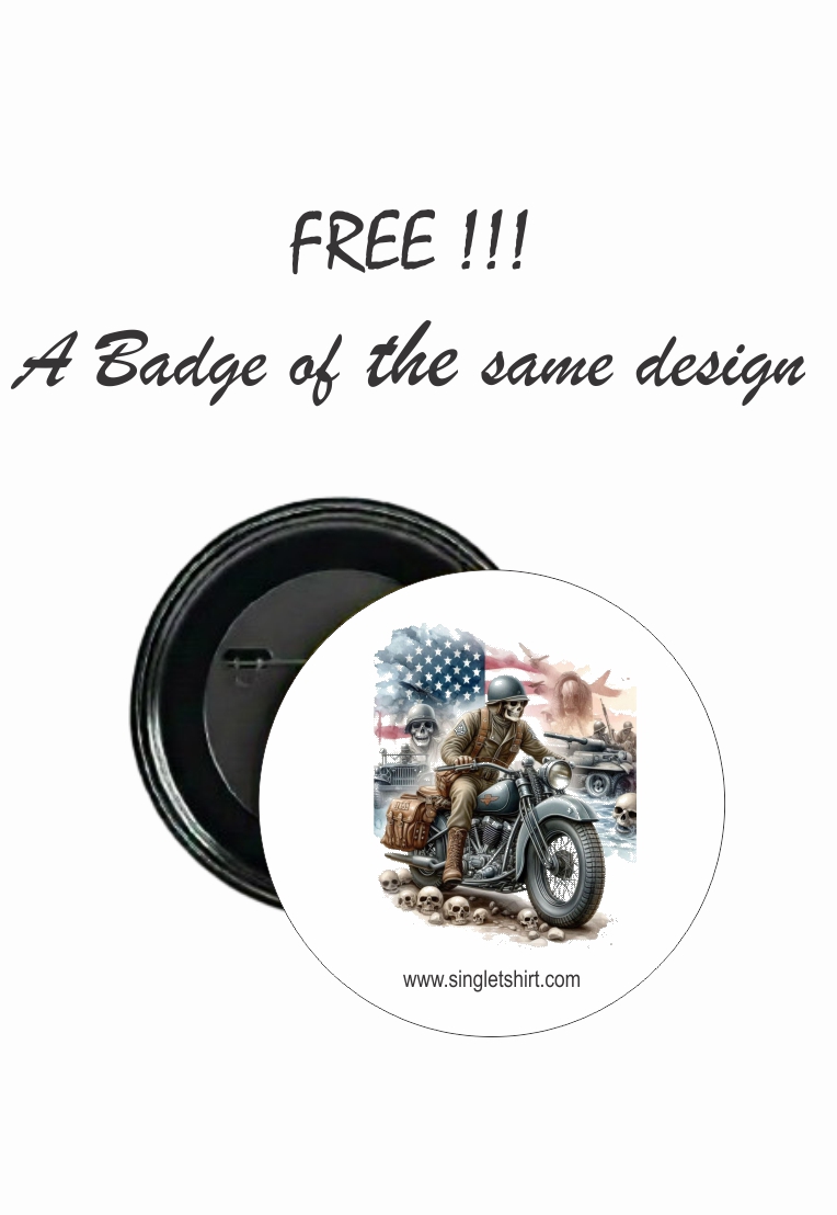 Custom Motorcycle Graphic T-Shirt 1566 MA