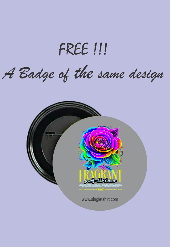 Customizable Rose Print T-shirt 1775 FC