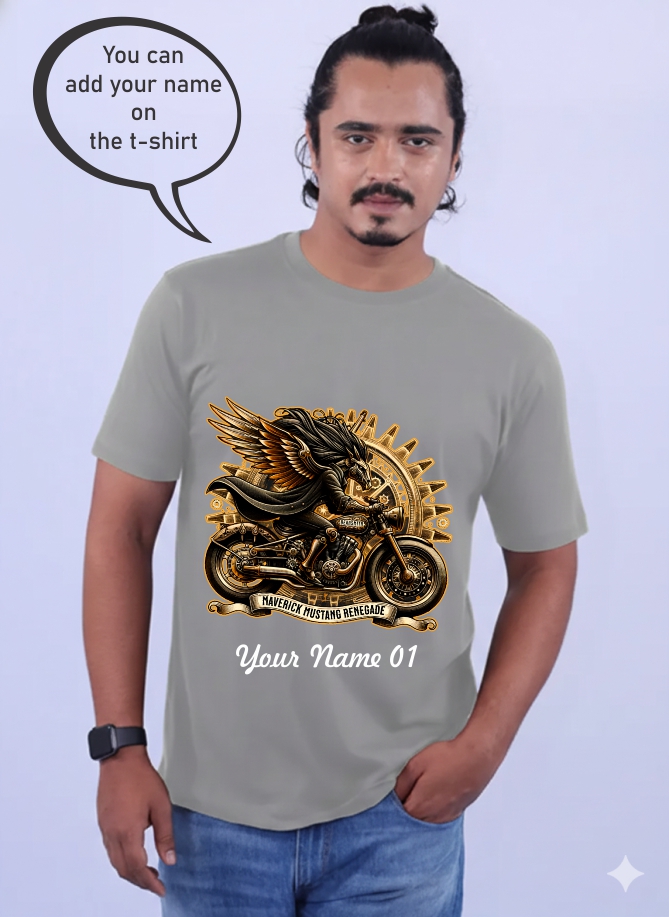 Custom Motorcycle Graphic T-Shirt 1556 MB