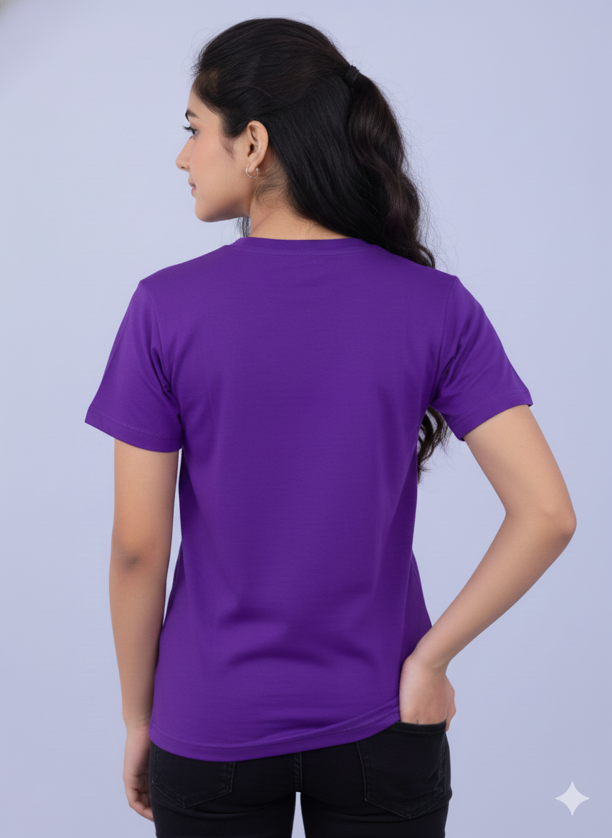 Custom Purple Graphic T-Shirt 1782 FB