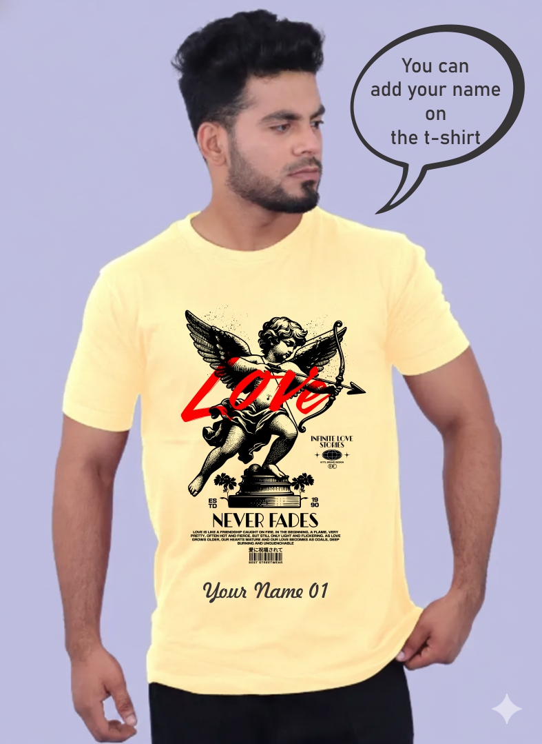 Customized Angel Graphic T-Shirt 1723 MD