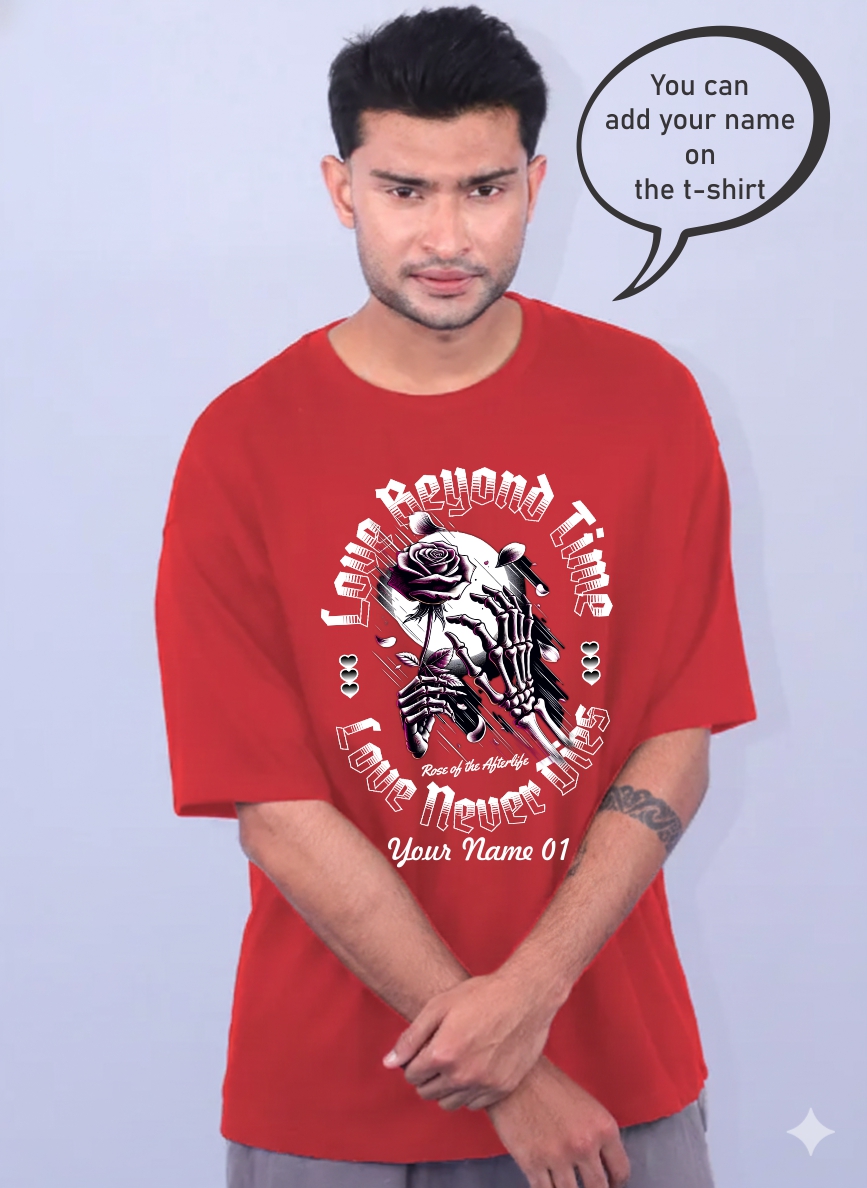 Red Oversized T-Shirt 1517 MC 1517 MD
