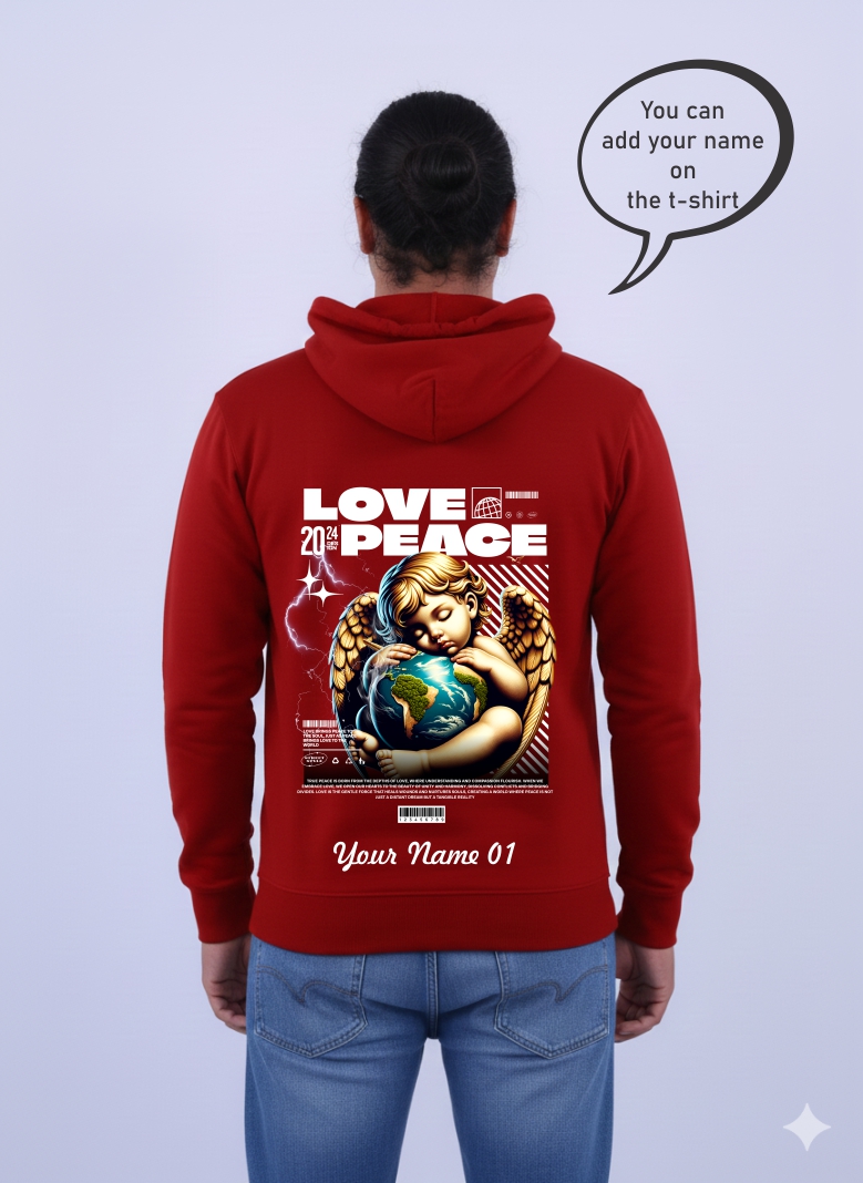Love & Peace Custom Hoodie 1513 MA