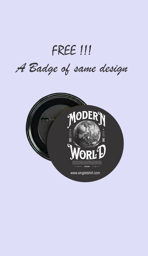 Custom Modern World T-shirt 1555 MD