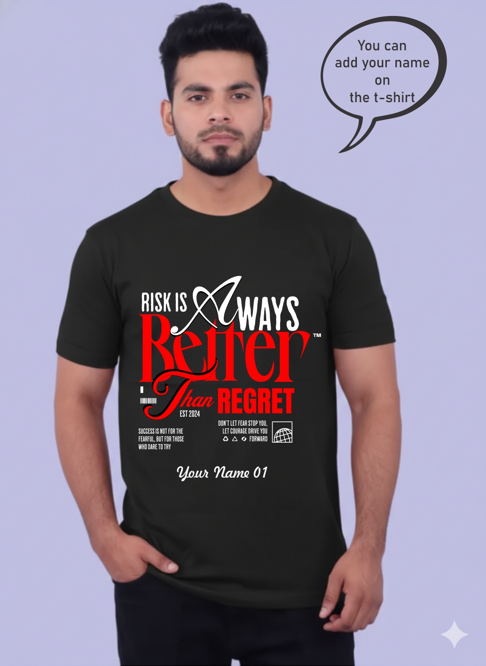 Personalized Motivational T-Shirt 1554 MD